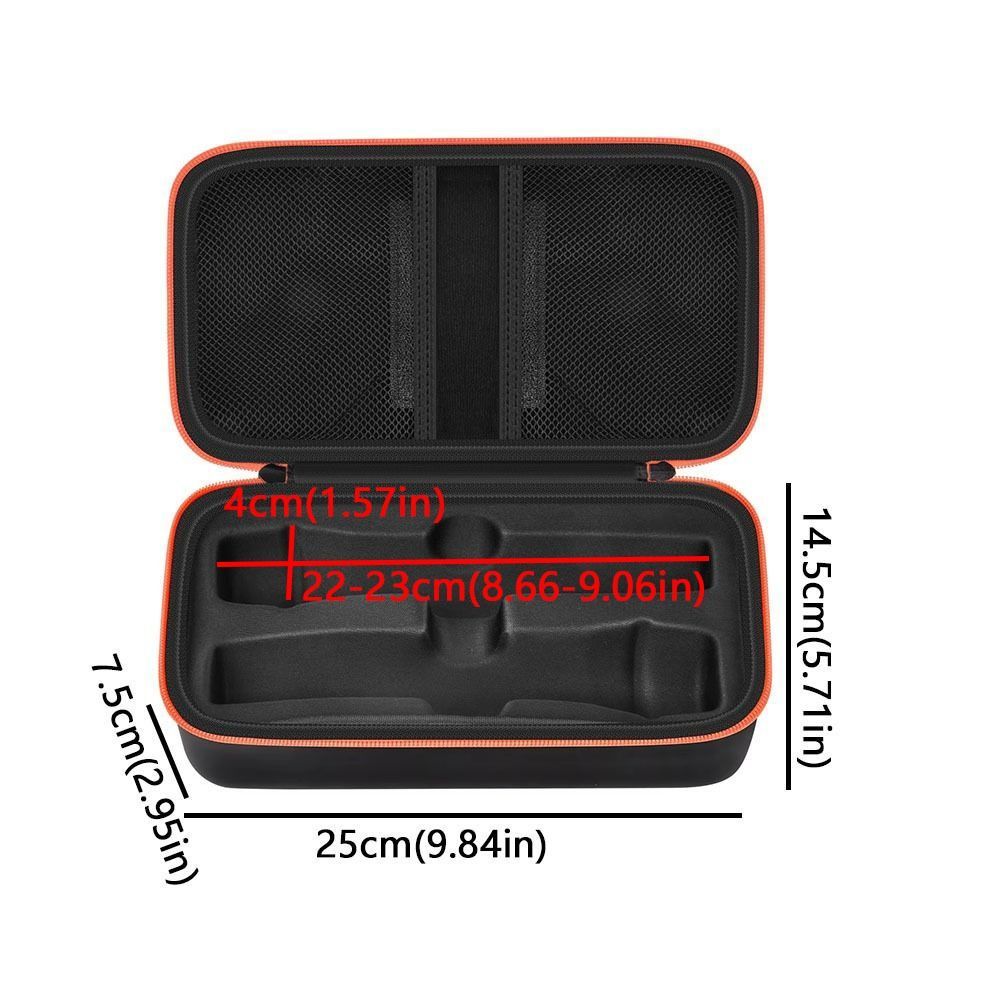 Hộp đựng micro không dây FUHUIOT, Hộp đựng micro có thể điều chỉnh cầm tay, Túi du lịch Mic chống sốc đa năng Chuyến đi công tác