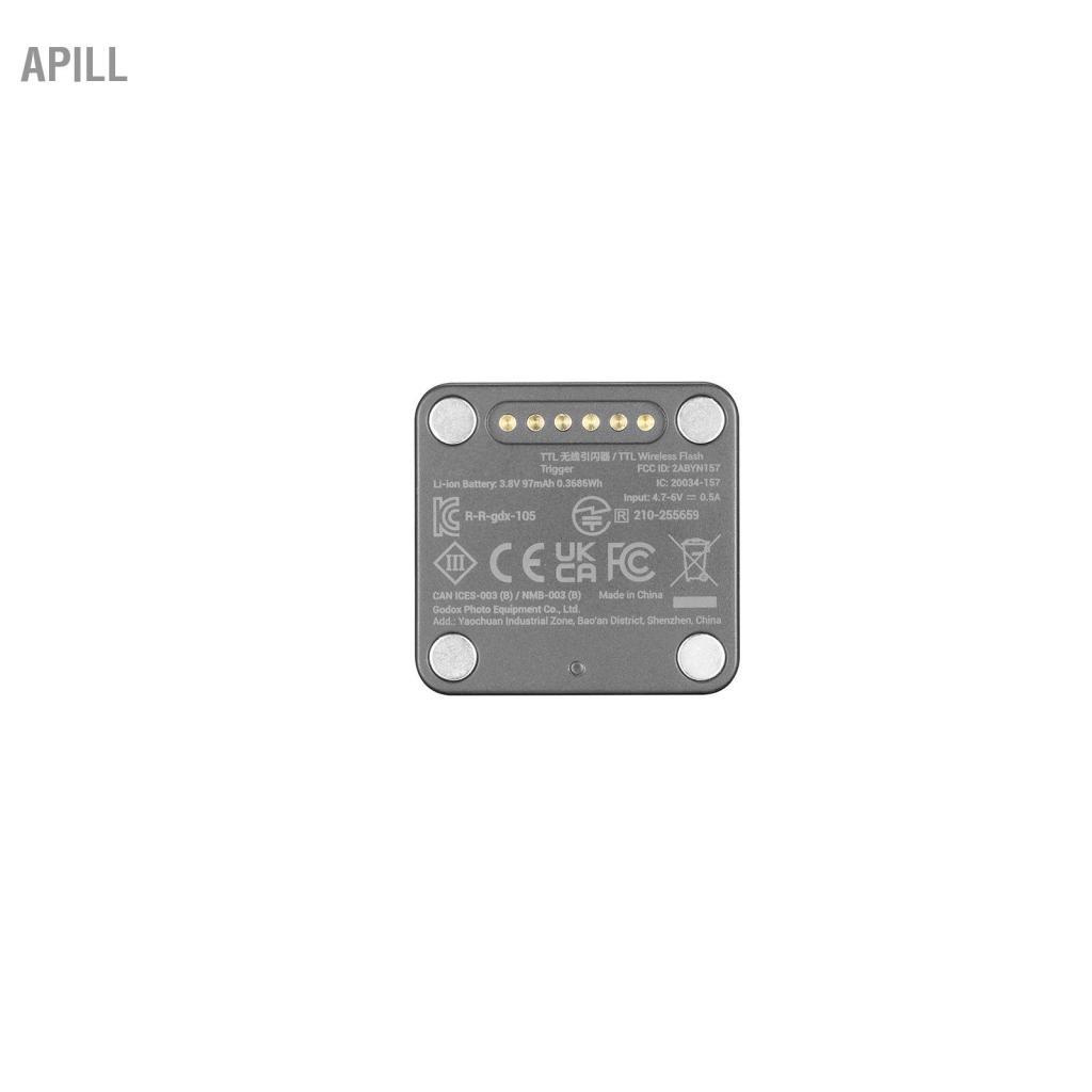 Apill Bộ kích hoạt đèn flash không dây Godox X5N TTL/HSS Tương thích với máy ảnh Nikon IT32