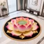 3D Mô Phỏng Hoa Sen Pha Lê Nhung Sàn Thảm Phòng Khách Hành Hương Thảm Hộ Gia Đình Chống Trơn Trượt Chống Bụi Bẩn Chống Mài Mòn Thảm Shi