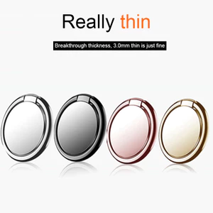 Đế Chống Điện Thoại Vòng Tròn Kim Loại Xoay 360 Độ, Giữ Tay Điện Thoại Dễ Dàng & Di Động