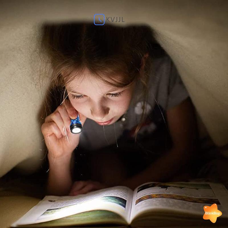 Đèn Pin Mini Cầm Tay Nhiều Chức Năng Với Móc Khóa Phối Dây Chuyền