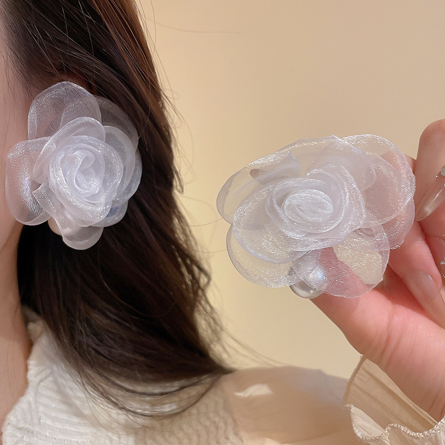 Bộ Đôi Đinh Tai Hoa Ngọc Trai Giả Thiết Kế Thanh Lịch Tinh Tế Phong Cách Xa Xỉ Độc Đáo Phụ Kiện Nữ Cao Cấp