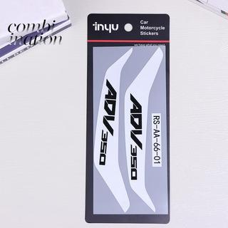 (TFT) Sửa đổi Stier phản quang, Tay cầm Cảnh báo chống gió Wtier cho xe máy ADV350 Phụ kiện Decal Vinyl chống nước phản quang MỚI