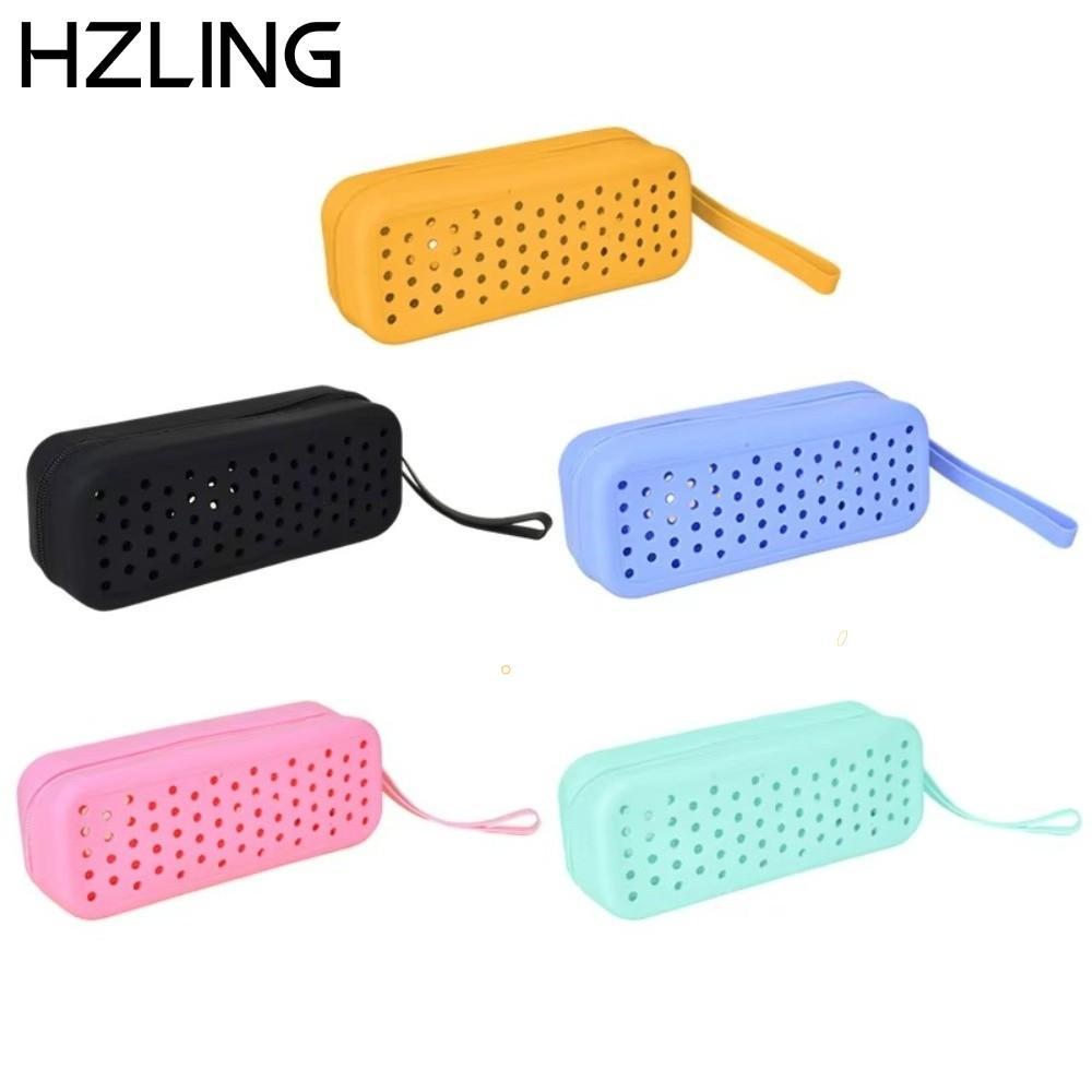 Kính bơi HZLING, Túi đựng kính mắt đục lỗ thoáng khí, Hộp đựng kính silicon bền di động Sử dụng du lịch