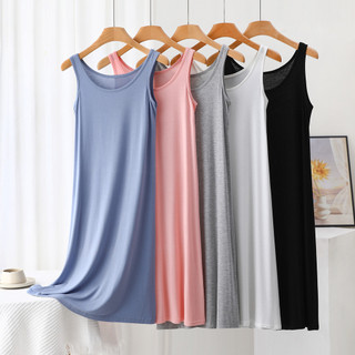 Đầm ngủ chữ A modal sling dành cho người plus size - Thiết kế bên trong mỏng nhẹ