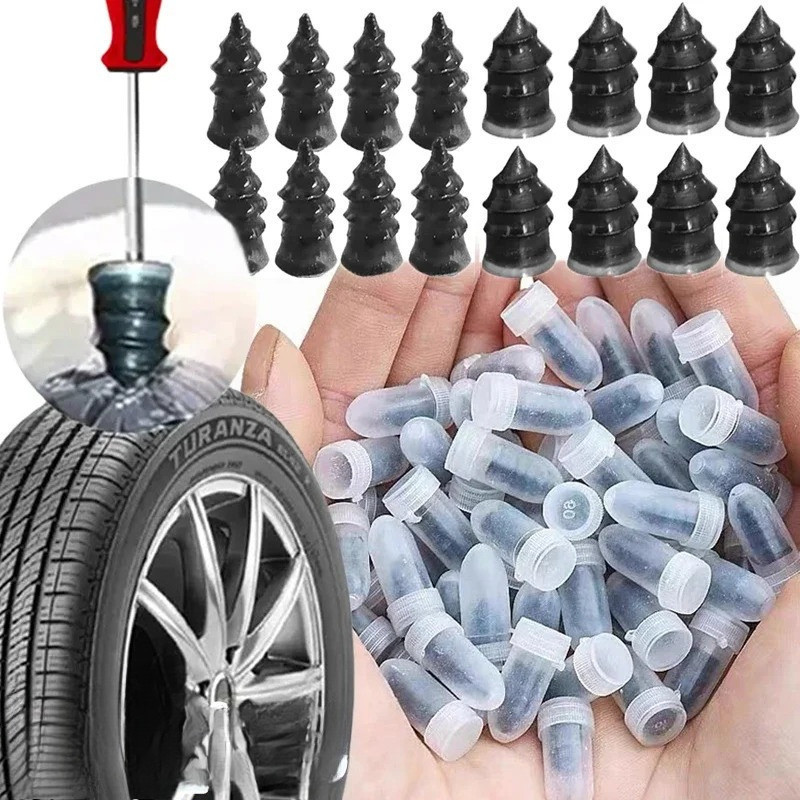 [Tuốc nơ vít miễn phí] Sửa chữa lốp chân không Móng tay sửa chữa lốp xe máy Dụng cụ sửa chữa lốp ô tô móng tay