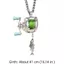 Vòng cổ cuộn dây câu JUNYUE88US, Vòng câu xoay sang trọng, Thiết kế cá nhân Mặt dây chuyền cổ nam cao cấp tinh tế màu bạc cho anh ấy
