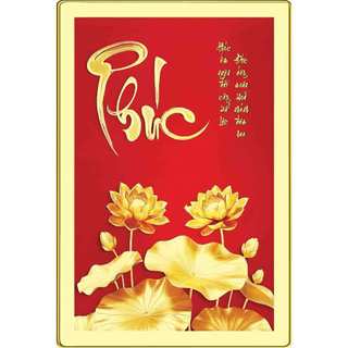 Tranh Thư Pháp mẫu mới 02 tráng gương