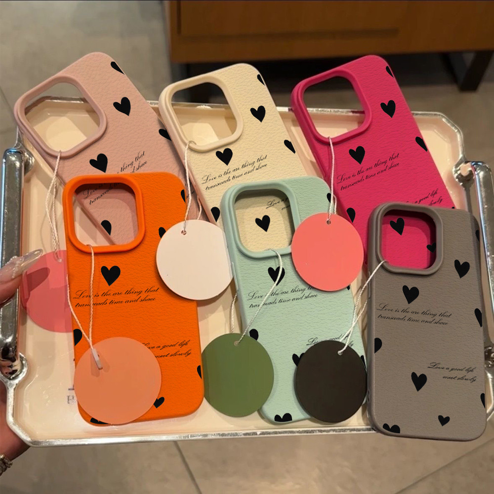 Câu nói yêu thương phù hợp với 16 vỏ điện thoại iPhone 17 Air, hoa văn lựu,14/13/11 Pro