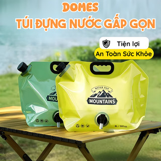 Túi Đựng Nước Gấp Gọn Có Vòi Dung Tích 8L – Túi Trữ Nước Dã Ngoại, Cắm Trại, Du Lịch Tiện Lợi