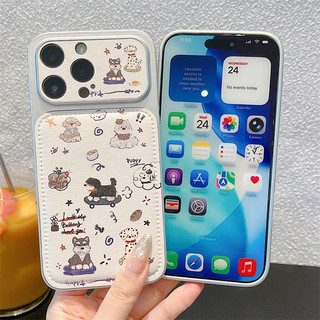 Phim Hoạt Hình Chó + Vòng Tay Cho iphone17 17promax 16promax 15promax 14 / 13 / 15 / 16pro iphone13 Vỏ TPU iphone mới chống bụi