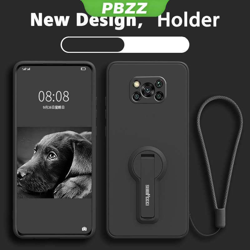 ốp lưng Ốp điện thoại Xiaomi POCO X3 Pro POCO X3 NFC POCO X3 Ốp mềm Ốp chống sốc mịn bảo vệ silicon lỏng thiết kế mới 360 ° với giá đỡ ytxzzj01 đẹp viền vuông cute