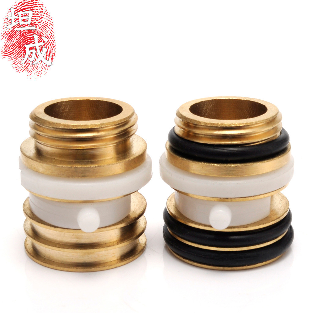 Vòi Bếp Lắp Ráp Phần Cứng Phụ Kiện Ổ Cắm Ống Đế Vít Bounce Kết Nối Lõi 24 Mm Khuỷu Tay Đồng Khớp 3.17