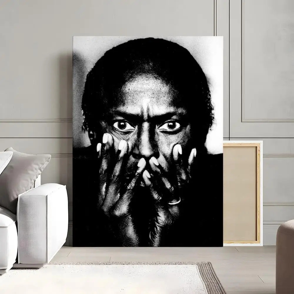 Nhạc Sĩ Jazz M-Miles Davis Tranh Thư Pháp Canvas Poster: Không Nhăn Chống Thấm Nước Bền Đẹp Tất Cả Không Gian Trang Trí Tường Master Trang Trí Phòng Ngủ Trang Trí Nội Thất Phòng Trưng Bày Cổ Điển BRYX