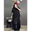 sét bộ quần da cá dài dây to + phối phông form rộng chữ OFFICAL HALLOWWEN-chang3158