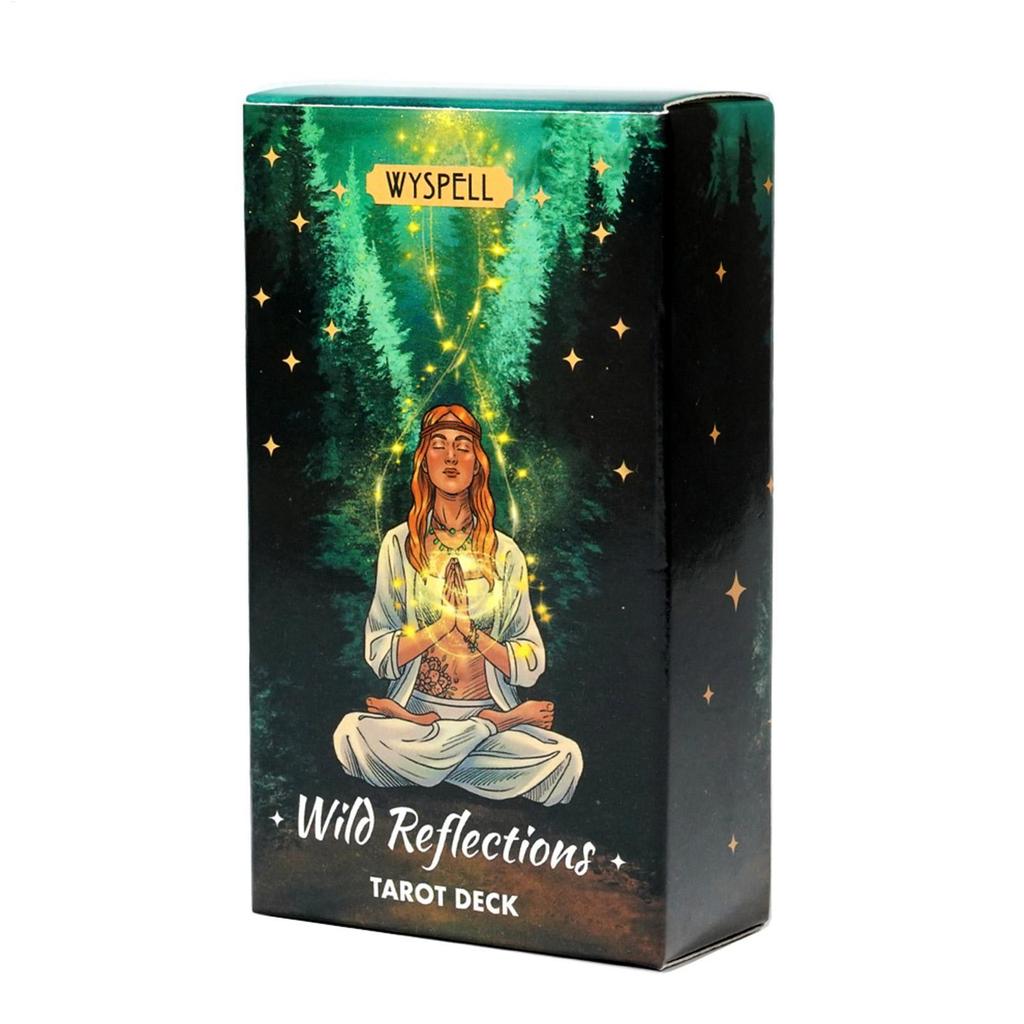 Wild Reflections Tarot Oracle Cards Phiên bản đầy đủ tiếng Anh Thẻ Tarot Bí ẩn Bói toán Dụng cụ thẻ saixit2vn