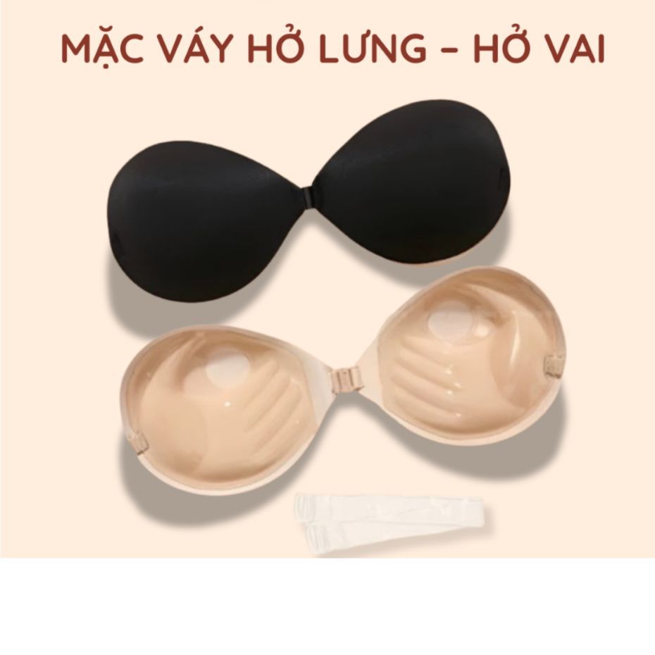 ÁO BRA DÁN NÂNG NGỰC SILICON CÀI TRƯỚC KHÔNG GỌNG HÌNH BÀN TAY P2779 BC_CHIC LINGERIE - Sam Botique