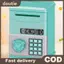 Doutie Tự Động Mini An Toàn Đồng Tiền Tiết Kiệm Tiền Hộp Tiền Mật Khẩu Quầy Mã Chìa Khóa Lo Đồng Xu Ngân Hàng ATM Trẻ Em VN