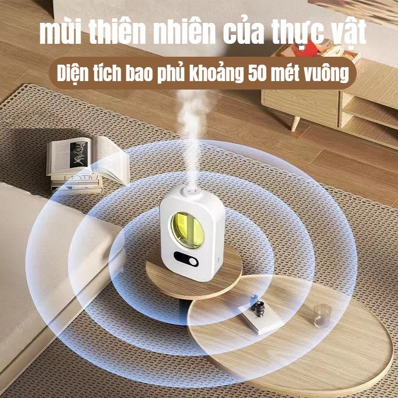Máy xông tinh dầu 6 chế độ: Tạo ẩm, khuếch tán thơm phòng ngủ. Dùng tiện lợi, phù hợp mọi không gian!