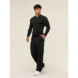 Gymshark Áo Thun Thể Thao Nam Căng Bóng, Thoáng Khí - Phù Hợp Tập Gym và Chạy Bộ