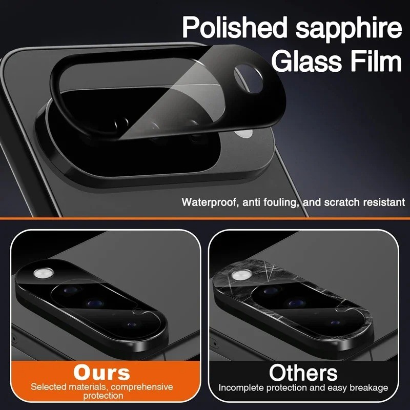 3D Full Camera Bảo Vệ Cho Google Pixel 10a 10 9 Pro XL Đen Edge Ống Kính Máy Ảnh Kính Cường Lực Cho Google Pixel 8 7a 7 Pro Ốp lưng Phụ Kiện Bảo Vệ Ống Kính
