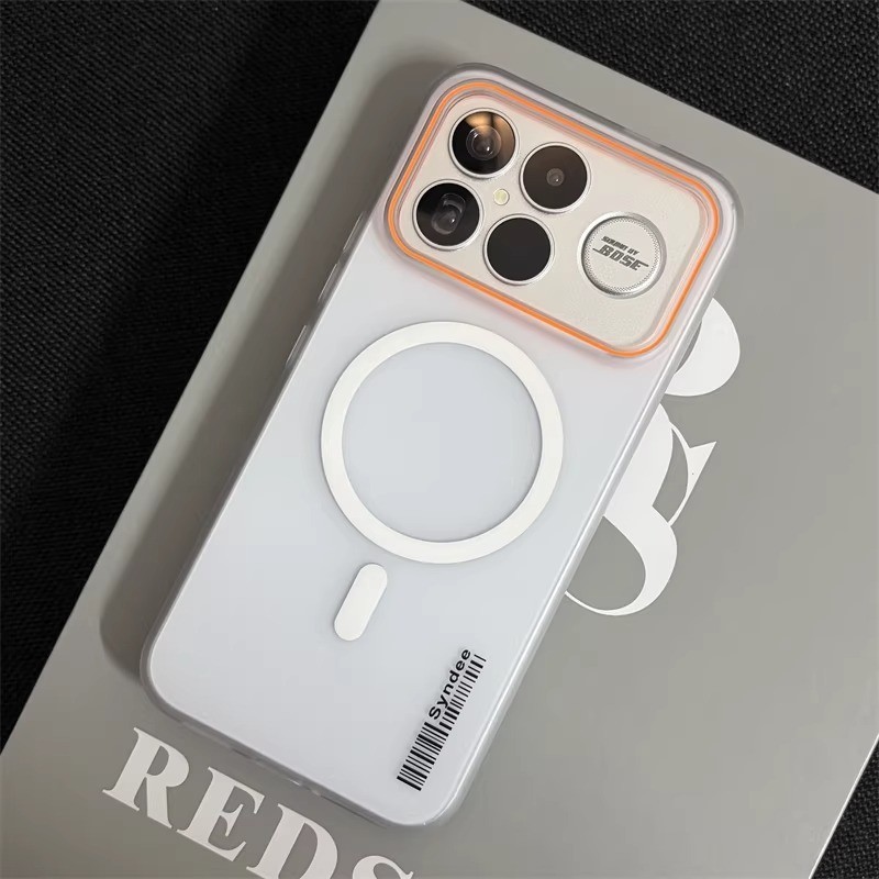 Ốp Điện Thoại Cho Xiaomi Poco F8 F7 F6 F5 Pro / Ultra Poco X5 X6 X7 Pro Matte Trong Suốt Từ Tính Vỏ Mỏng Chống Rơi