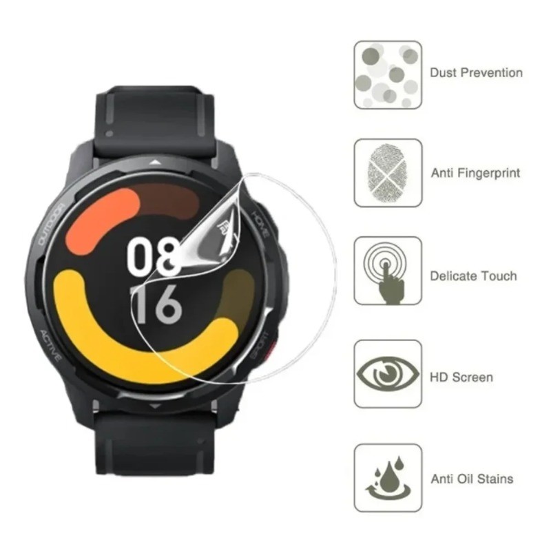 3 Bộ Phim Mềm Hydrogel Ultra HD Cho Xiaomi Watch S5 S4 Sport 46mm 47mm 41mm Trong Suốt Đồng Hồ Thông Minh Bảo Vệ Màn Hình Cho Xiaomi Watch S3 S2 S1 Pro 46mm 42mm Phim Mềm Trong Suốt Chống chói