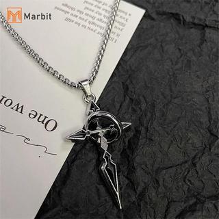 Mặt dây chuyền chữ thập cổ điển dành cho nam, phong cách punk, thời trang và phù hợp với áo sơ mi