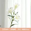 Hoa Ly Giả Cao Cấp Công Nghệ In 3D Cảm Giác Thật 72cm Bó Hoa Bách Hợp Decor Bình Cao Phòng Khách Trang Trí Đám Cưới Sang Trọng (1 Cành 3 Đầu Hoa)