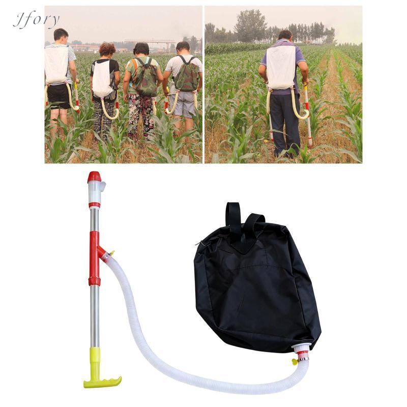 Jfory Ba lô di động Máy phun phân bón dạng hạt có thể điều chỉnh Túi bôi phân cho trang trại ngoài trời Ngô và phân bón cây trồng