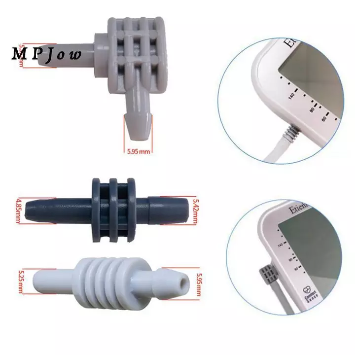 MPJow 1 Chiếc Kỹ Thuật Số Huyết Áp Theo Dõi Cánh Tay Vòng Tay Đầu Nối Ống Đơn Thay Thế Cho Cánh Tay Đo Đo Đo Huyết Áp Tốt