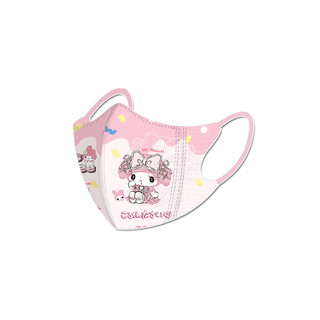 Khẩu trang 3D trẻ em Meileti họa tiết hoạt hình Sanrio Kulomi, đóng gói riêng