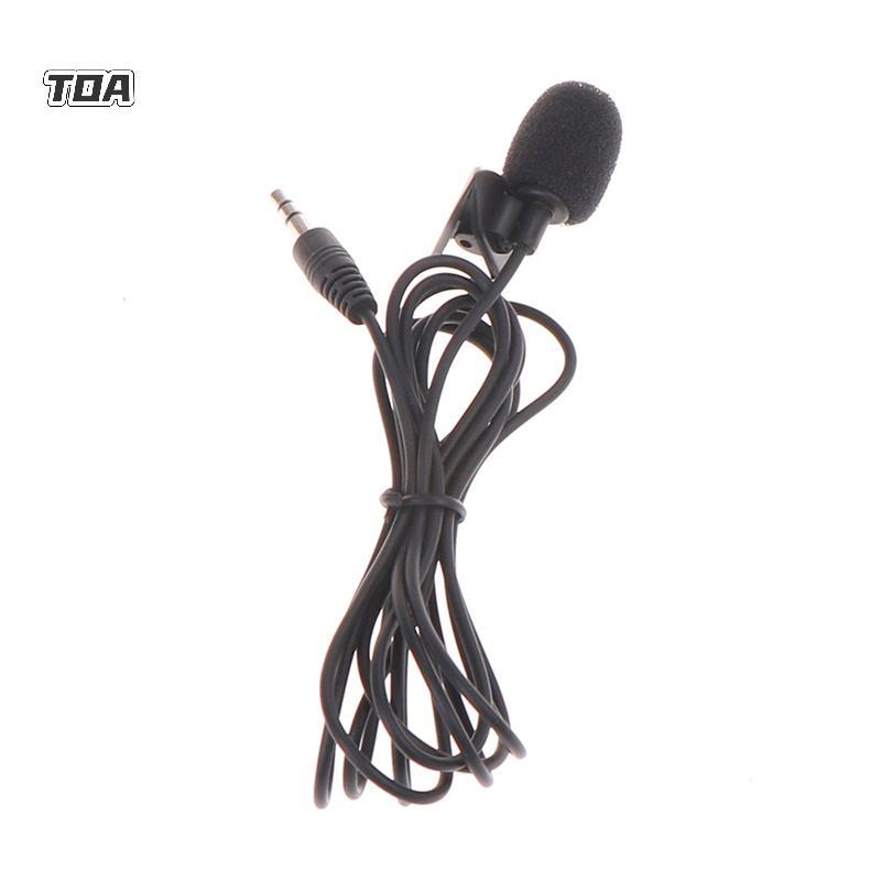 TOA 3.5mm Mini Studio Speech Micrô Clip cho PC Desktop Notebook 1.5M VN | BigBuy360 - bigbuy360.vn
