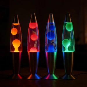 đèn lava lamp đối lưu giọt dầu trang trí cao cấp, chất liệu kim loại ,đèn trang trí phòng ngủ, đèn trang trí góc học tập