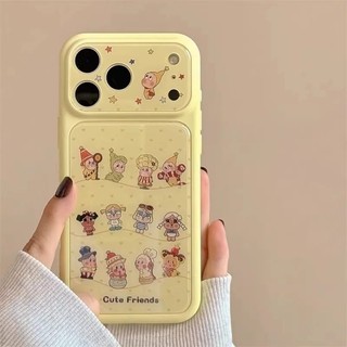 Sweet Girly Full Lens Protection Love Heart Crybaby Yellow Acrylic Phone Case Cho iPhone 17Promax 17Pro 15 16 Pro Max Vỏ Phụ Nữ Chống Sốc