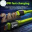 Cáp USB Type-C sang Type-C sạc nhanh PUSKY 240W 1,5m có màn hình nguồn thời gian thực cho điện thoại di động Cáp sạc nhanh VN