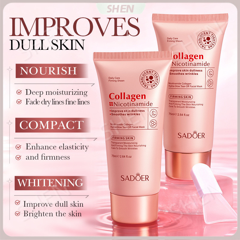 D.G Mặt nạ lột dưỡng ẩm Collagen SADOER Niacinamide