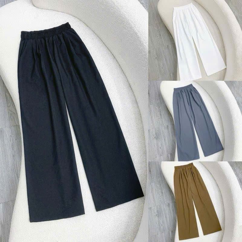 Sét bộ quần dài chun đen hách dáng +mix áo croptop tăm lạnh hình ngựa  in ng ự c-setbothubio