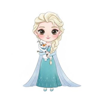 Móc khoá nhân vật Nữ hoàng băng giá Elsa