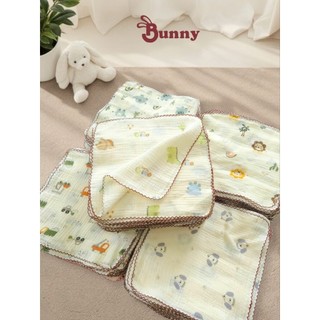 Gói 5 khăn sữa xô Muslin 2 lớp kích thước 30x30cm mềm thấm hút tốt cho bé Bubbybaby-GV