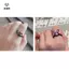 <![Mina] Nhẫn đôi thỏ mắt mèo điều chỉnh dễ thương, món quà thời trang dành cho nàng