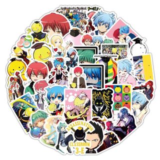 103 Chiếc Ám Sát Lớp Học Anime Miếng Dán Đồ Chơi Trẻ Em DIY Điện Thoại Hành Lý Tủ Lạnh Máy Tính Xách Tay Miếng Dán