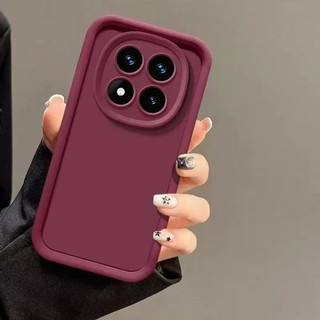 Ốp điện thoại bảo vệ màu trơn đơn giản cho Redmi Note 15 Pro Plus Làm dày mặt sau mềm chống sốc