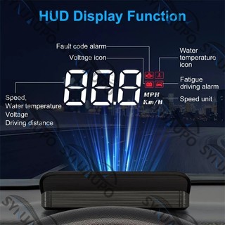 M3 HUD Màn Hình Hiển Thị Trưởng Obd2 Chuyến Đi Máy Tính Tốc Độ Máy Tính Obd2 Tự Động Trên Tàu Máy Tính Nhiên Liệu Số Dặm Báo Động Phụ Kiện Xe Hơi