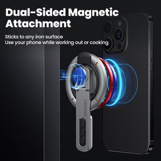 Elough 360° Giá đỡ lười xoay cho điện thoại thông minh Nhẫn đeo tay Giá đỡ điện thoại hai mặt Giá đỡ từ tính
