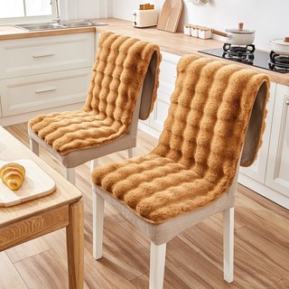 Hàng sẵn có Vận chuyển nhanh 55 * 135cm Đệm dính liền sang trọng mùa đông Chống trượt Dày tựa lưng dính liền Đệm ghế phòng khách Bàn ăn Ghế văn phòng Ghế máy tính Đệm cảm giác cao cấp 01