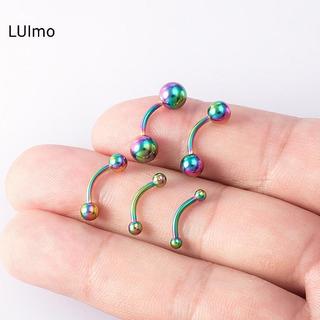 Trang sức cơ thể LUImo - Bộ 5 vòng thép không gỉ cho lông mày, rốn và khuyên tai, size 16G