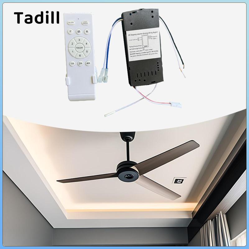 Bộ điều khiển từ xa quạt trần chung 6 tốc độ Phụ kiện nhẹ Thời gian