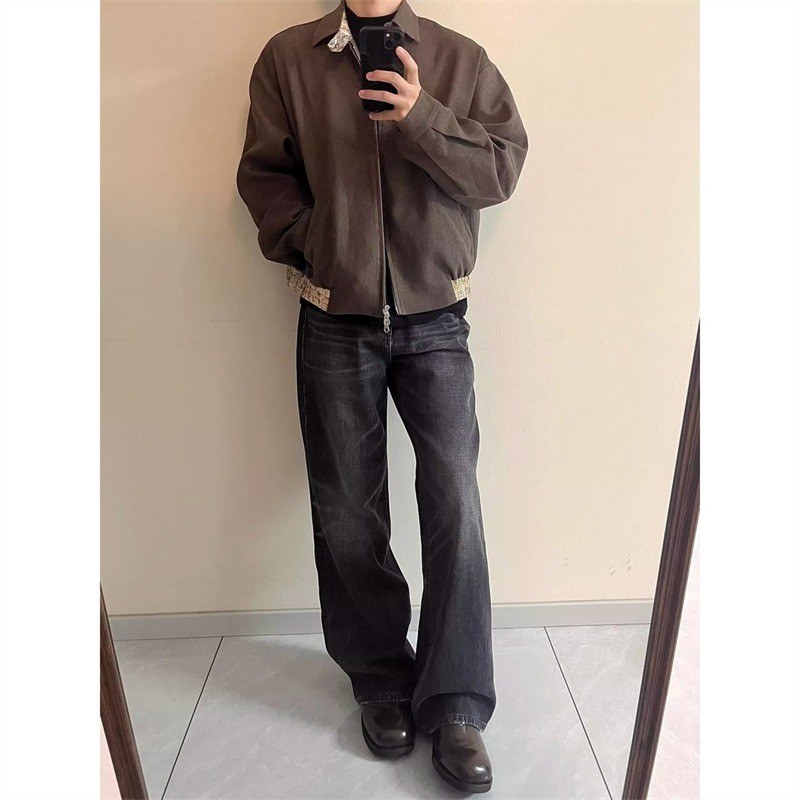 VG 2026 American Street Style Vintage Đau Khổ Quần Jean Nam