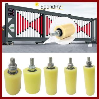 [COD] Con lăn dẫn hướng cổng trượt SCANDIFY, Hỗ trợ lắp ráp cổng mang đôi Nylon, Bánh xe dẫn hướng bằng nhựa dày bền